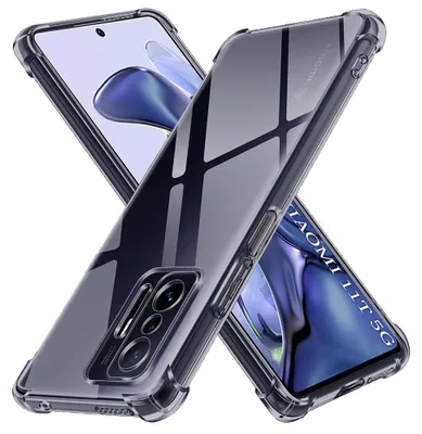 Zdjęcie produktu dla Techsuit etui antywstrząsowe do Xiaomi 11T 11T Pro - dymowoczarne