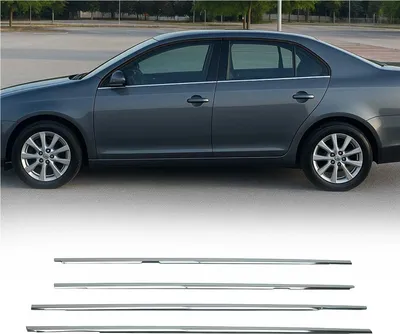 Obrázek produktu pro Okenní lišty pro VW Jetta 2005-2010 nerez chrom 4ks