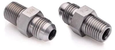 POLBERIS Nippel 9/16'' JIC - 1/4'' NPT aus Stahl