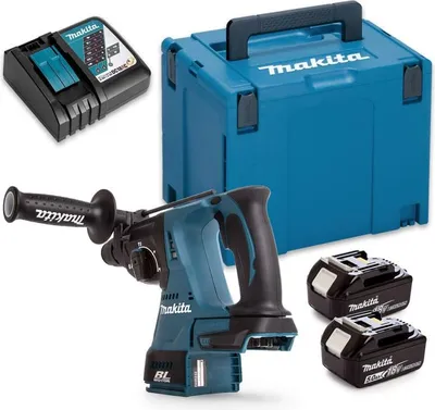 Image de Perforateur burineur SDS-Plus 18V LXT (2x5,0 Ah) en MAKPAC - MAKITA DHR242RTJ