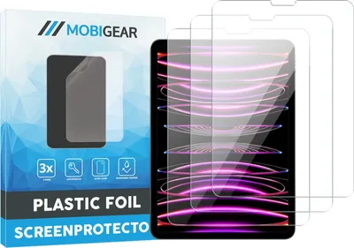 Produktbild von Mobigear iPad Pro 11 Zoll (2018) Displayschutz Schutzfolie - Hüllenfreundlich (3er Pack)
