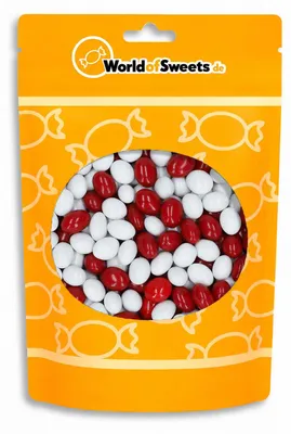 Produktbild von agilus dragees Salmiak-Dragees rot-weiß 200g