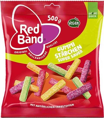Produktbild von Red Band Gummi Stäbchen super sauer 500g