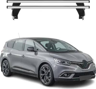 Image de Menabo Barres de toit Transversales pour Renault Grand Scenic IV 2017-2025 Gris