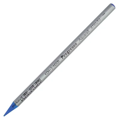 Produktbild von Koh-I-Noor Progresso Aquarel Holzdurchdringender Buntstift Phthalblau