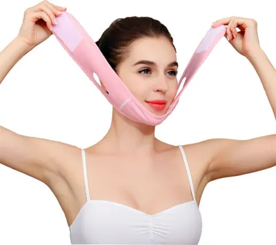 Produktbild von Intensive Doppelschicht-Lifting-Gesichts- und Kinnmaske Bandage Doppelschicht-Maske Doppelkinn-Reduktionsmaske Premium-Inhaltsstoffe