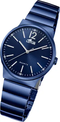 Produktbild von Lotus Damen Uhr Minimalist Elegant L18471/1 Edelstahl Armbanduhr blau UL18471/1