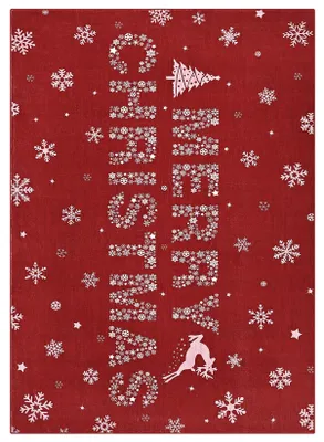 Image de Tapis, lavable, antidérapant, rouge, 160 x 230 cm