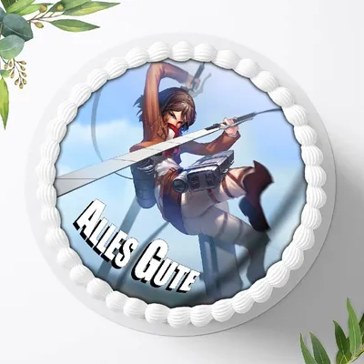 Produktbild von Für die Geburtstags Torte ein Tortenaufleger, Zuckerbild mit dem Motiv: Anime Manga, Essbares Foto für Torten, Fondant, Ø 20cm, 0312c