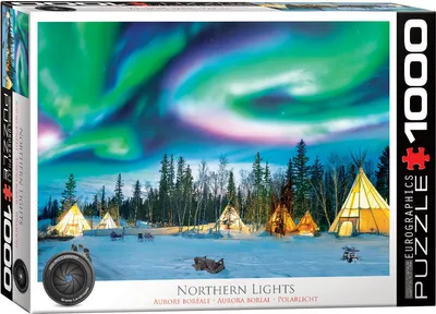 Produktbild von 1000 Teile Puzzle Nordlichter in Yellowknife