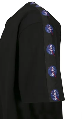 Zdjęcie produktu dla Mister Tee Shirt - NASA Logo Taped czarny - XS
