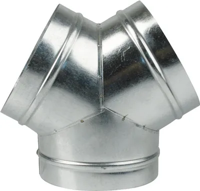 Artikelbild 2 von 'Y-Stück, Metall, ø 125 mm' aus der Kategorie Y-Stücke