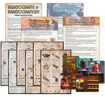 Immagine prodotto di Pegasus Games 51314G The Cartographer & The Cartographer: Distant Expeditions (Espansione)
