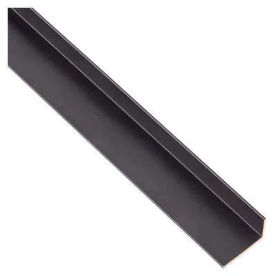 Produktbild von Winkelprofil | Aluminium, schwarz eloxiert | 2000 x 20 x 10 mm