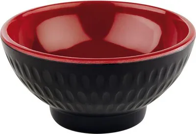 Obrázek produktu pro APS ASIA Plus miska, černá/červená, výška: 35 mm, ø: 75 mm
