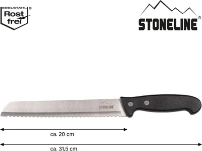 Produktbild von STONELINE® Edelstahl Brotmesser 31,5 cm