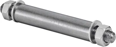 Produktbild von BS Rollen Achsenmaterial 25 x 150 mm (Ø x L) für Rolle mit Stahlfelge pannensicher Ø 400 mm