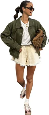 Productafbeelding van Currero Zomerjas Dames Militair groen1 S