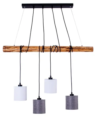 Produktbild von Hängelampe Esszimmer Lampe Holzbalken Hängeleuchte Esstisch Industrial 7094214