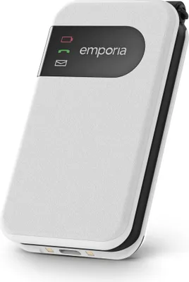 Produktbild von Emporia SIMPLICITYglam, Klapphandy, 7,11 cm (2.8"), 240 x 320 Pixel, Bluetooth, 1300 mAh, Weiß