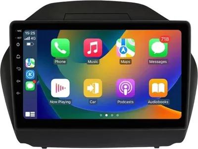 Immagine prodotto di Autoradio con Bluetooth e CarPlay per Hyundai Tucson IX35 (2011-2017) - Compatibile con Apple e Android - Impianto stereo - Sistema di navigazione - 2 GB di RAM, 32 GB di memoria interna