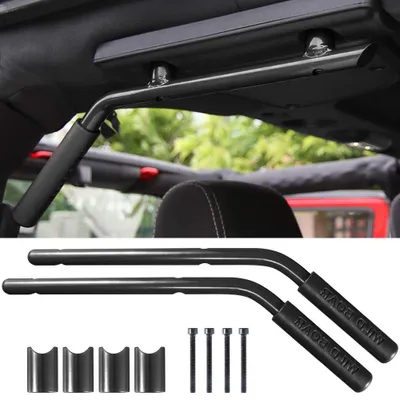 Imagen del producto de Mango para puerta de Jeep Wrangler JK Rubicon Sahara Sport, modelos 2007-2017, para vehículos de 2 o 4 puertas