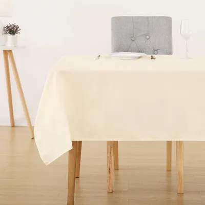 Obrázok produktu pre Ochranná podložka na stôl, vodeodolná, s efektom lotosu, 140x240 cm, krémová farba, 1 kus