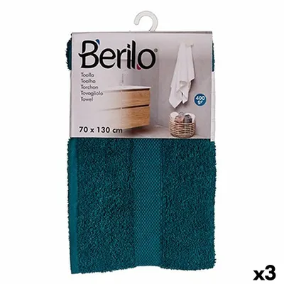 Obrázek produktu pro Osuška modrá 70 x 130 cm (3 kusy)