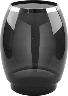 Produktbild von Fink YORK, Ersatzglas, Glas mit Platinumrand, smoke, H. 29 cm, D. 22 cm 115150