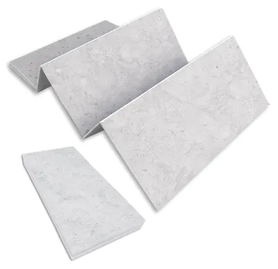 Produktbild von 3D-Wandpaneele Beton 69 | Dekorative Wand- und Deckenpaneele aus Polystyrol | 274 x 50 cm | 4 Stück | Moderner Industrie-Stil