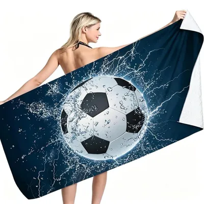 Produktbild von Omgoods – Strandtuch für Fußball, leicht und sandabweisend