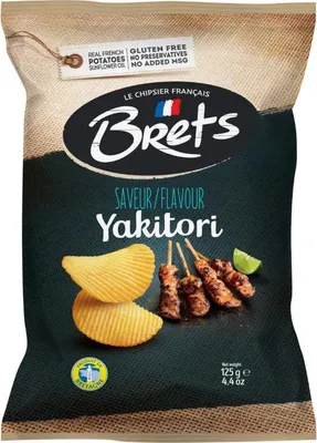 Produktbild von Brets knusprige Chips mit Yakitori Geschmack 125g