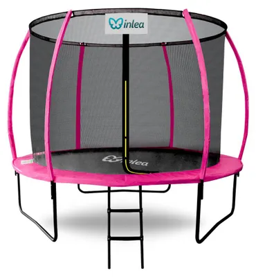 Obrázek produktu pro INLEA ULTIMATE Jump Trampolína 250 cm s vnitřní ochrannou sítí – růžová