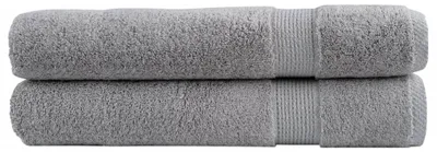 Zdjęcie produktu dla Ręczniki vidaXL Premium SOLUND, 2 szt., szare, 100 x 200 cm, 600 g/m²