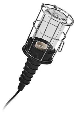 Obrázek produktu pro Pracovní lampa OSRAM, černá, průměr 10,5 cm, hliník, 220-240 V, patice E27, stupeň krytí IP20