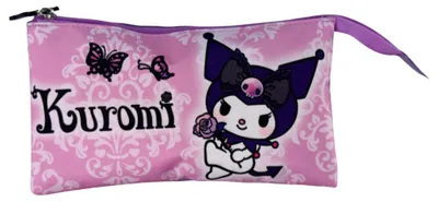 Image de Étui à crayons Hello Kitty Kuromi avec 3 compartiments, 22 cm