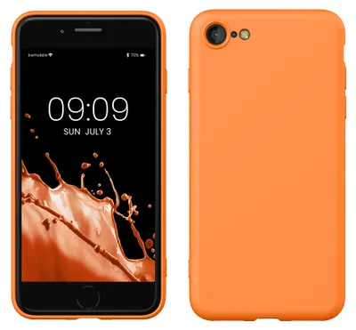 Produktbild von kwmobile Handyhülle für iPhone SE 2022 Hülle / iPhone SE 2020 / iPhone 8 / iPhone 7, für iPhone SE Hülle - Schutzhülle für kabelloses Laden - Case in