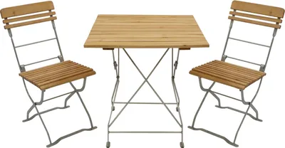 Produktbild von Biergarten Garnitur 3-teilig Robinie