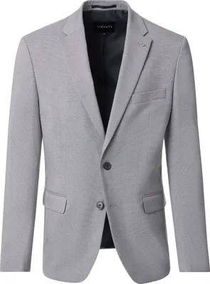 Produktbild von VENTI Herren Anzugsakko FORMAL Revers Polyestermix Silber 106