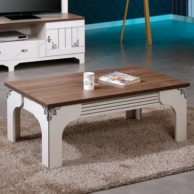 Produktbild von Skye Decor, Gazel, Couchtisch, Weiß, 100 % MELAMINBESCHICHTETE SPANPLATTEN, 110 x 65 x 45 cm