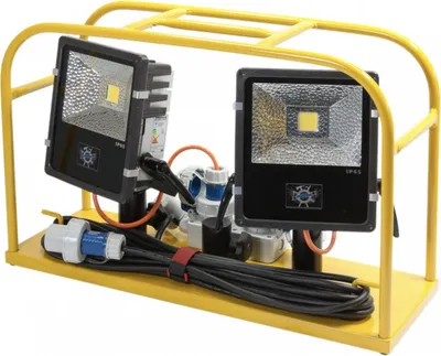 Produktbild von LED Scheinwerfercontainer-Set Flutlichtstrahler Feuerwehr Scheinwerfer DIN14640