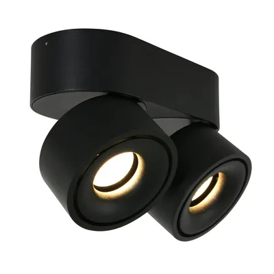 Immagine prodotto di Mexlite - faretto - Fez Black - nero - plastica metallo - faretto a superficie - LED - 2674ZW