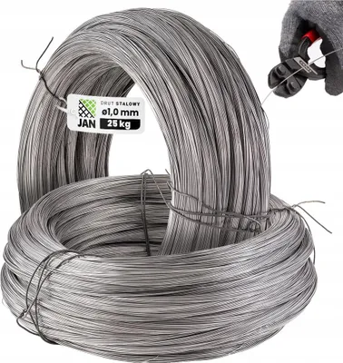 Produktbild von Draht Bienenstockrahmen Verzinkt Schwarz - 1,0 Mm - 4000 M - Schweißbar - 25 Kg