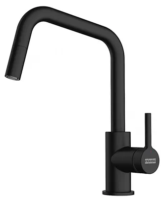 Obrázek produktu pro Franke LINA U DOCCIA, Standardní, Černá, Mosaz, Páková rukojeť, Samostarný, 3,5 cm