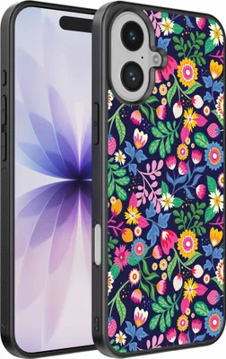 Immagine prodotto di Adatto per iPhone 17 Custodia per telefono con stampa floreale - Custodia backcover in TPU con design floreale - Smartphonica