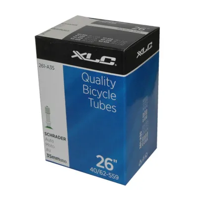 Zdjęcie produktu dla Dętka rowerowa XLC 26 x1,5/2,5 40/62-559 AV 35 mm