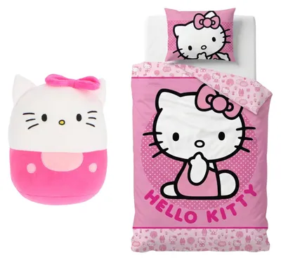 Produktbild von Hello Kitty-Bettbezug + Squishy