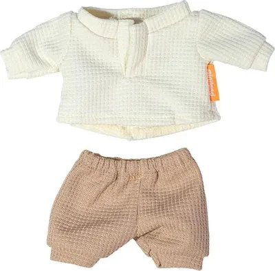 Imagen del producto de Ropa para muñecas Miniland: camiseta y pantalón, accesorio para muñecas de 38 cm
