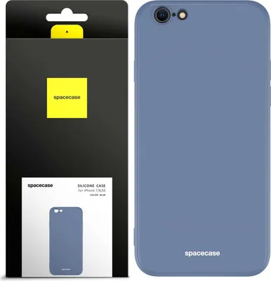 Immagine prodotto di Custodia in silicone SPACECASE Custodia in silicone per iPhone 7/8/SE Blu