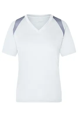 Produktbild von Ladies' Running-T Atmungsaktives Laufshirt white/silver, Gr. M